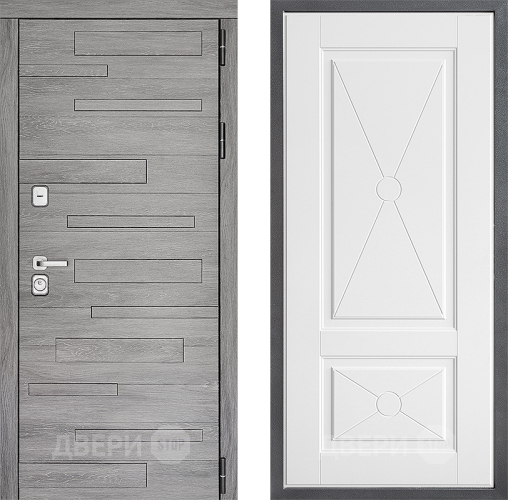 Входная металлическая Дверь Дверной континент ДК-10 ФЛ-617 Софт милк в Фрязино