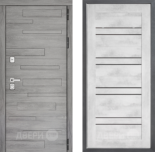 Дверь Дверной континент ДК-10 ФЛ-49 Бетон снежный в Фрязино