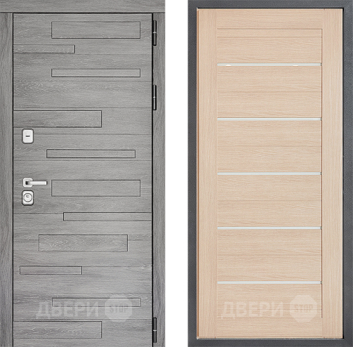 Входная металлическая Дверь Дверной континент ДК-10 ФЛ-46 Капучино в Фрязино