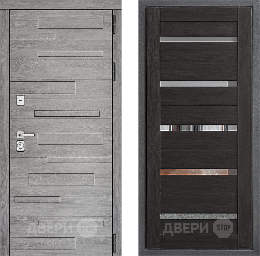 Входная металлическая Дверь Дверной континент ДК-10 ФЛ-47 Венге в Фрязино