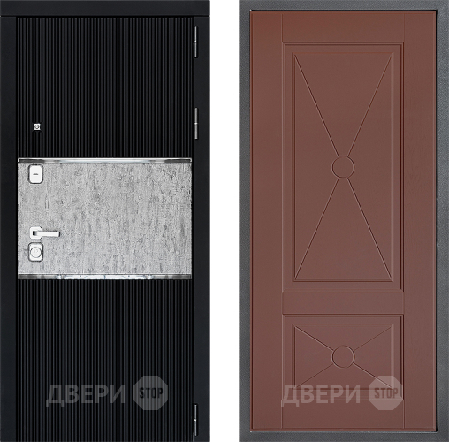 Входная металлическая Дверь Дверной континент ДК-13 ФЛ-617 Ясень шоколадный в Фрязино