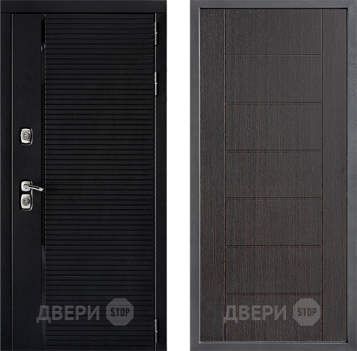 Входная металлическая Дверь Дверной континент ДК-1 ФЛ-Лайн Венге в Фрязино