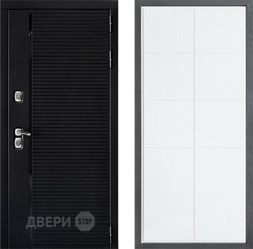 Входная металлическая Дверь Дверной континент ДК-1 ФЛ-Кватро Белое дерево в Фрязино