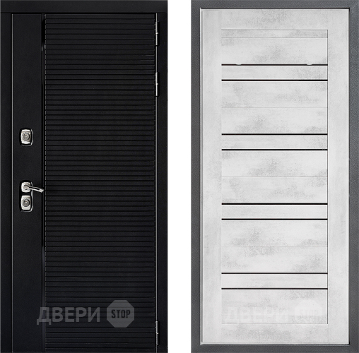 Входная металлическая Дверь Дверной континент ДК-1 ФЛ-49 Бетон снежный в Фрязино