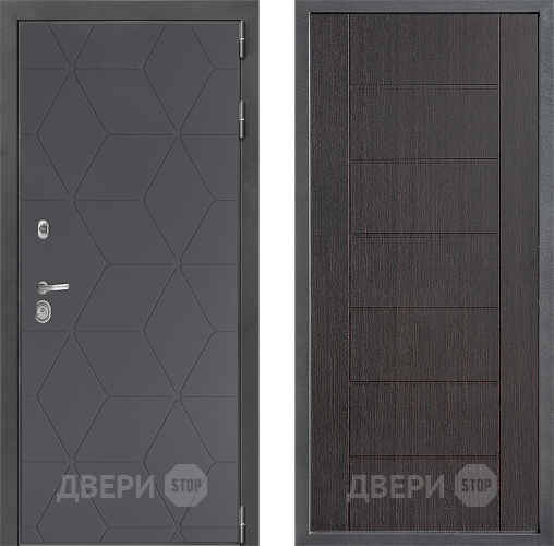 Входная металлическая Дверь Дверной континент ДК-3/744 ФЛ-Лайн Венге в Фрязино