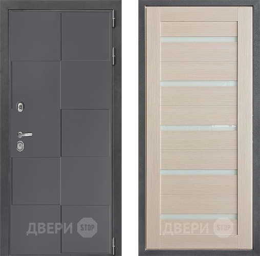 Входная металлическая Дверь Дверной континент ДК-3/606 ФЛ-47 Лиственница белая в Фрязино