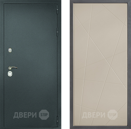 Дверь Дверной континент Рубикон Серебро Дизайн ФЛ-655 Капучино в Фрязино