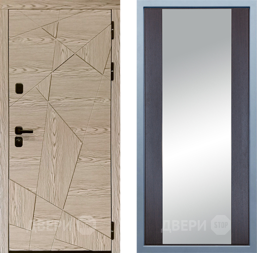 Входная металлическая Дверь Дива МД-97/1 Д-15 Зеркало Венге в Фрязино