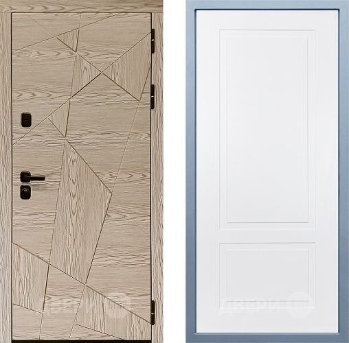 Входная металлическая Дверь Дива МД-97/1 Н-7 Белый в Фрязино