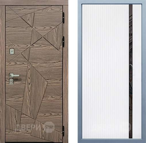 Входная металлическая Дверь Дива МД-97/2 МХ-46 Белый матовый в Фрязино