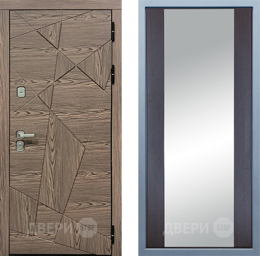 Входная металлическая Дверь Дива МД-97/2 Д-15 Зеркало Венге в Фрязино