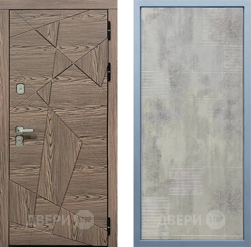 Входная металлическая Дверь Дива МД-97/2 Д-4 Бетон темный в Фрязино