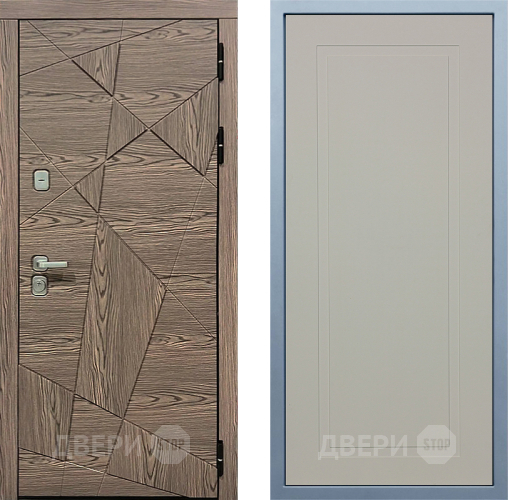 Входная металлическая Дверь Дива МД-97/2 Н-10 Шампань в Фрязино