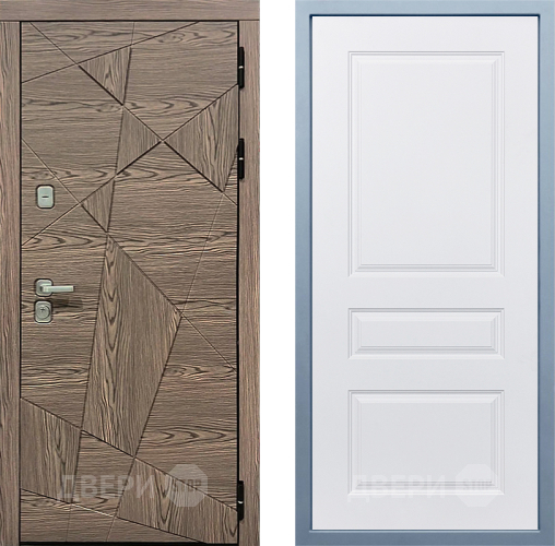 Входная металлическая Дверь Дива МД-97/2 Д-13 Белый в Фрязино