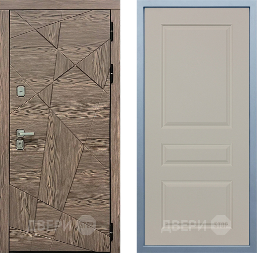 Входная металлическая Дверь Дива МД-97/2 Д-13 Шампань в Фрязино