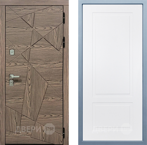 Входная металлическая Дверь Дива МД-97/2 Н-7 Белый в Фрязино