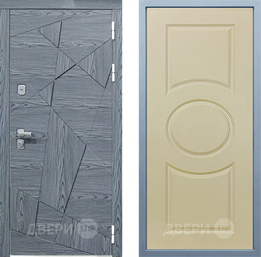 Входная металлическая Дверь Дива МД-97/3 Д-8 Шампань в Фрязино