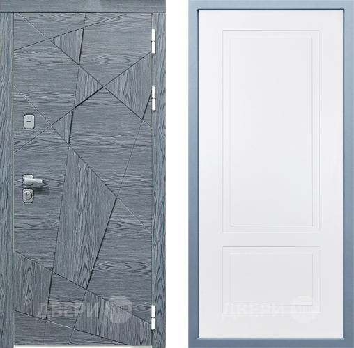 Входная металлическая Дверь Дива МД-97/3 Н-7 Белый в Фрязино