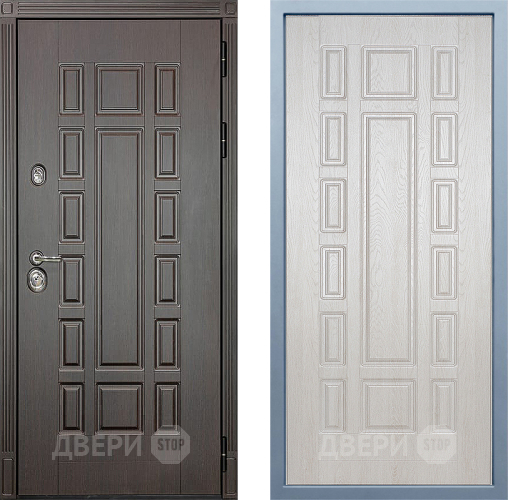 Входная металлическая Дверь Дива МД-38 М-2 Дуб филадельфия крем в Фрязино