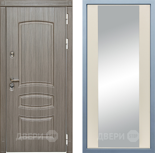 Входная металлическая Дверь Дива МД-42 Д-15 Зеркало Шампань в Фрязино