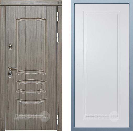 Входная металлическая Дверь Дива МД-42 Н-10 Белый в Фрязино