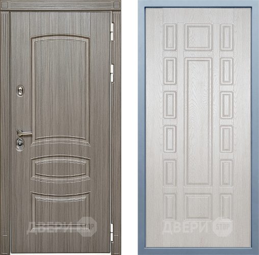 Входная металлическая Дверь Дива МД-42 М-2 Дуб филадельфия крем в Фрязино