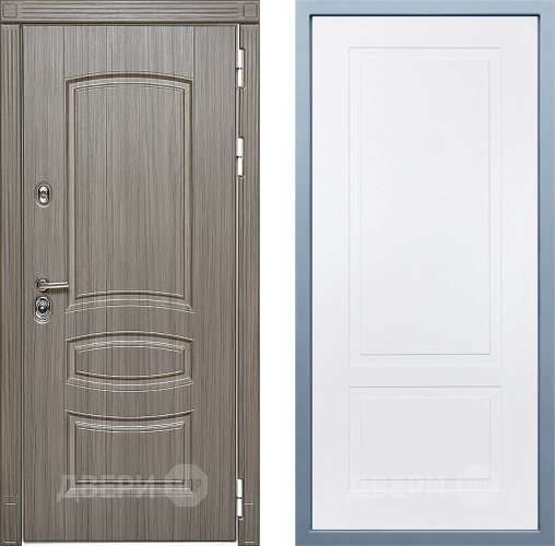 Входная металлическая Дверь Дива МД-42 Н-7 Белый в Фрязино