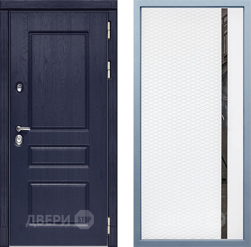 Входная металлическая Дверь Дива МД-45 МХ-47 Белый матовый в Фрязино