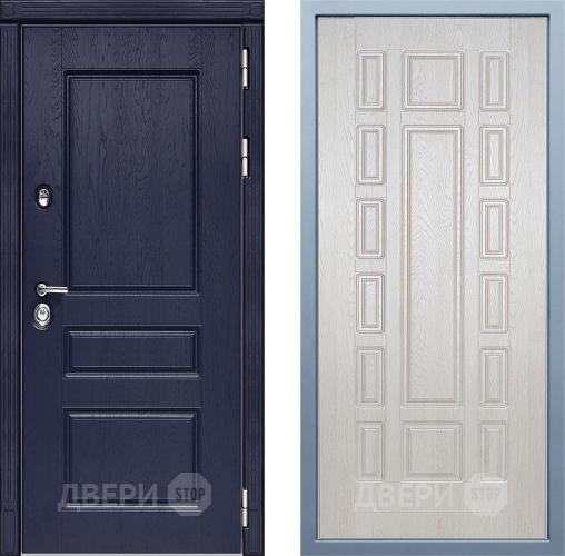 Входная металлическая Дверь Дива МД-45 М-2 Дуб филадельфия крем в Фрязино