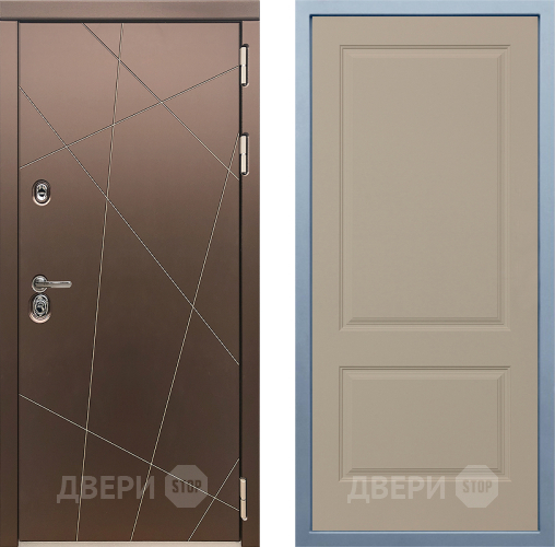 Входная металлическая Дверь Дива МД-50 Д-7 Шампань в Фрязино