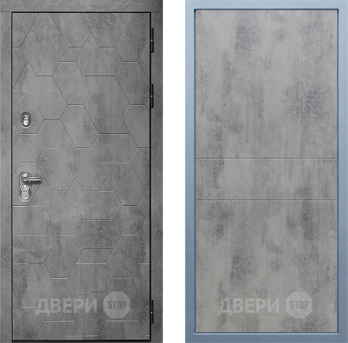 Входная металлическая Дверь Дива МД-51 М-1 Бетон темный в Фрязино