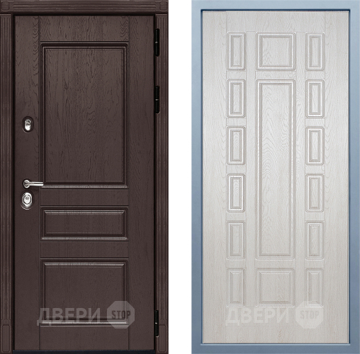 Входная металлическая Дверь Дива МД-90 М-2 Дуб филадельфия крем в Фрязино