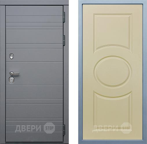 Входная металлическая Дверь Дива МД-39 Д-8 Шампань в Фрязино