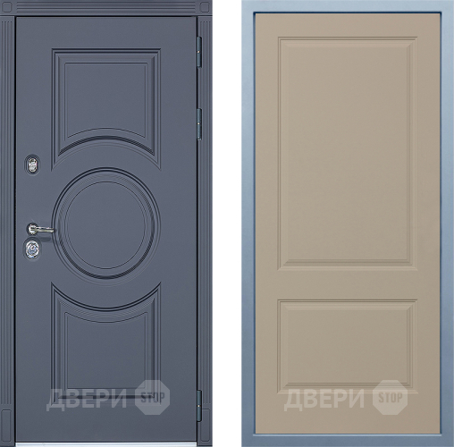 Входная металлическая Дверь Дива МХ-30 STR Д-7 Шампань в Фрязино