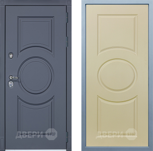 Входная металлическая Дверь Дива МХ-30 STR Д-8 Шампань в Фрязино