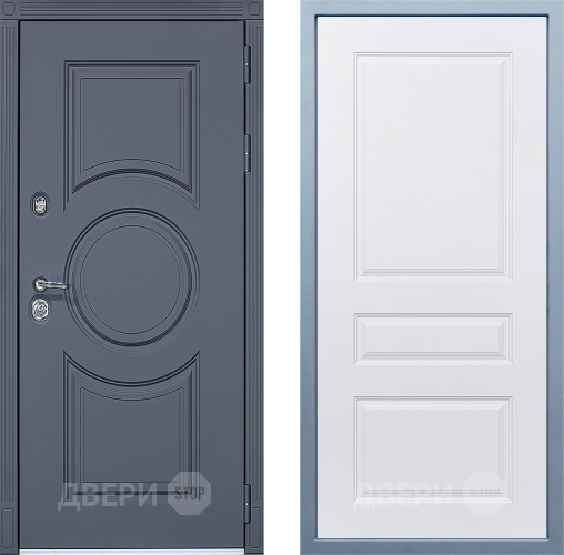 Входная металлическая Дверь Дива МХ-30 STR Д-13 Белый в Фрязино