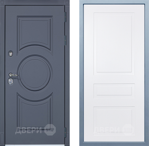 Дверь Дива МХ-30 STR Н-13 Белый в Фрязино