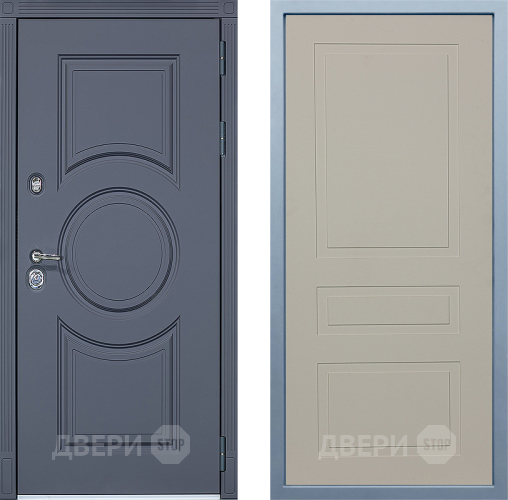 Входная металлическая Дверь Дива МХ-30 STR Н-7 Шампань в Фрязино