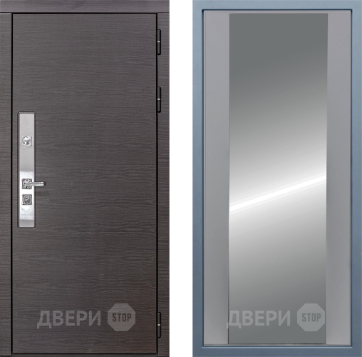 Входная металлическая Дверь Дива МХ-39 STR Д-15 Зеркало Силк Маус в Фрязино