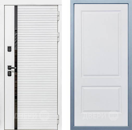 Входная металлическая Дверь Дива МХ-45 Белая STR Д-7 Белый в Фрязино