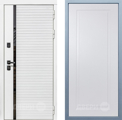 Входная металлическая Дверь Дива МХ-45 Белая STR Н-10 Белый в Фрязино