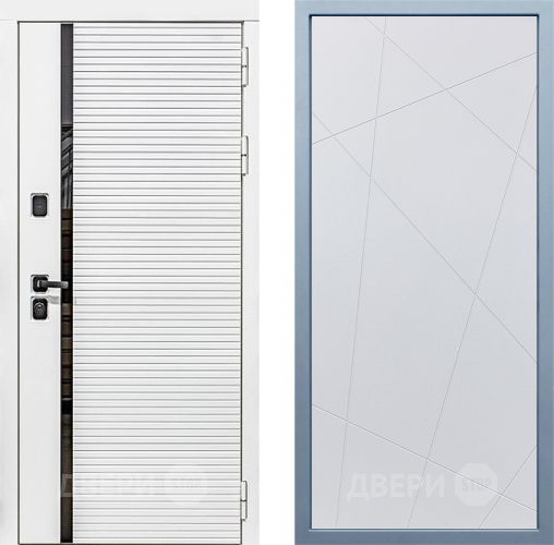Входная металлическая Дверь Дива МХ-45 Белая STR Д-11 Белый в Фрязино