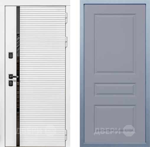 Входная металлическая Дверь Дива МХ-45 Белая STR Д-13 Силк Маус в Фрязино