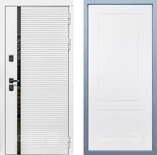 Входная металлическая Дверь Дива МХ-45 Белая STR Н-7 Белый в Фрязино