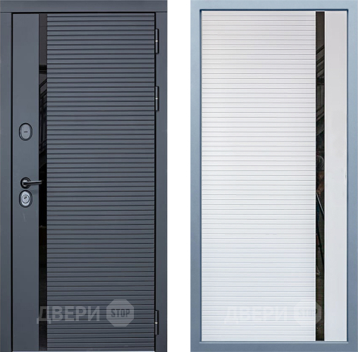 Входная металлическая Дверь Дива МХ-45 STR МХ-45 Белый матовый в Фрязино