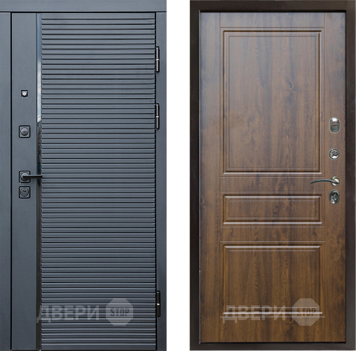 Дверь Престиж Черная Линия Классика Дуб в Фрязино