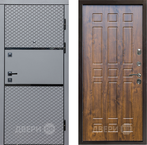 Входная металлическая Дверь Престиж Ромб Спарта Дуб в Фрязино