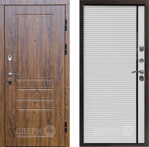 Входная металлическая Дверь Престиж Классика Дуб Porte Белый в Фрязино