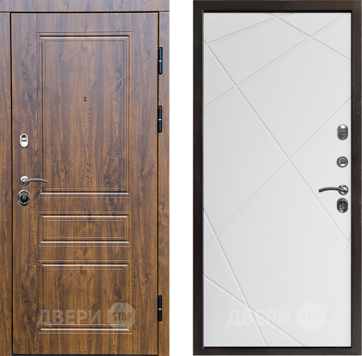 Дверь Престиж Классика Дуб Лучи Бетон белый в Фрязино