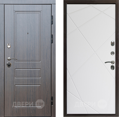 Дверь Престиж Классика Венге Лучи Бетон белый в Фрязино